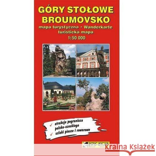 Mapa turyst. - Góry Stołowe Broumovsko 1:50 000  9788361157076 Lider Serwis - książka
