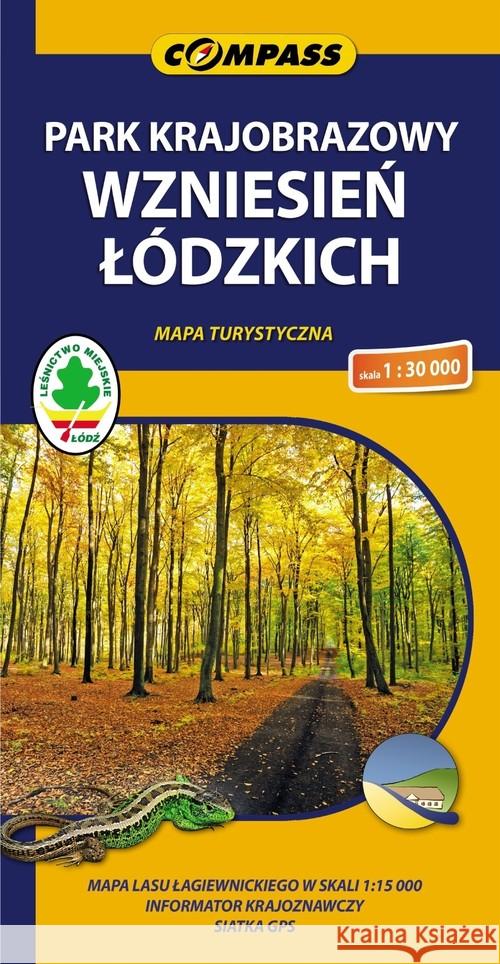 Mapa turystyczna - PK Wzniesień Łódzkich 1:30 000  9788376053813 Compass - książka