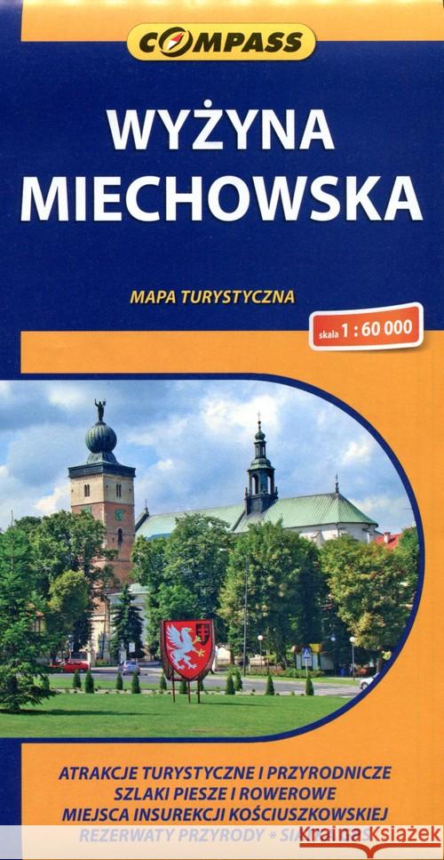 Mapa turystyczna - Wyżyna Miechowska 1:60 000  9788376054650 Compass - książka