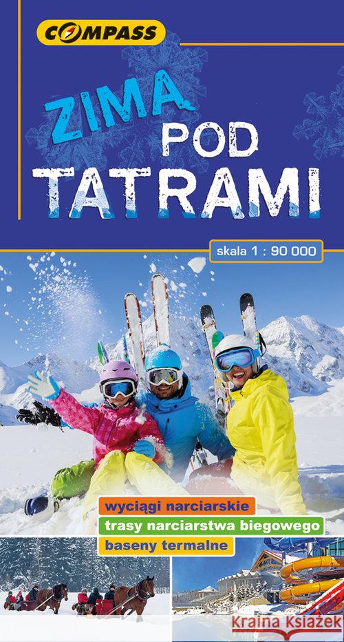 Mapa turystyczna - Zima pod Tatrami 1:90 000  9788376057026 Compass - książka
