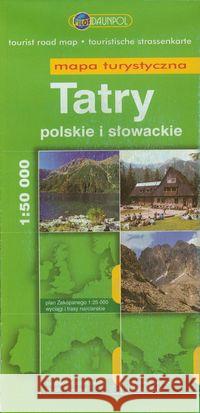 Mapa Turystyczna EuroPilot. Tatry br  9788374753593 Daunpol - książka