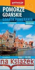 Mapa z przewodnikiem -Pomorze Gdańskie w.niemiecka praca zbiorowa 9788365916327 Plan - książka