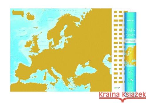 Mapa zdrapka - Europa 1:9 000 000  9788363618711 Artglob - książka