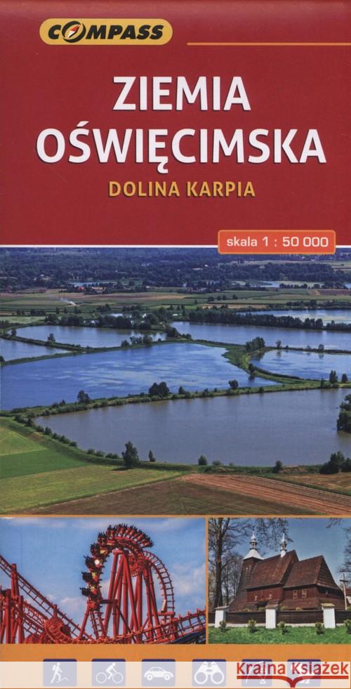 Mapy turystyczne - Ziemia Oświęcimska 1:50 000  9788376057200 Compass - książka