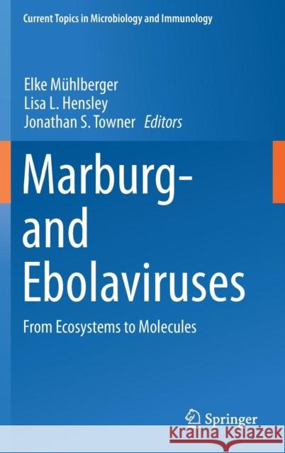 Marburg- And Ebolaviruses: From Ecosystems to Molecules Mühlberger, Elke 9783319689463 Springer International Publishing AG - książka