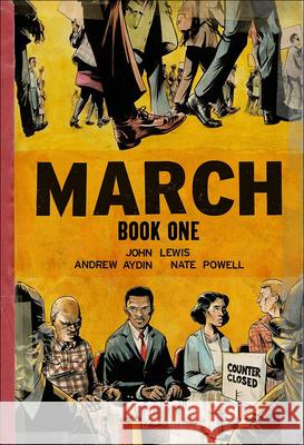March: Book One John Lewis Andrew Aydin Nate Powell 9780606324366 Turtleback Books - książka