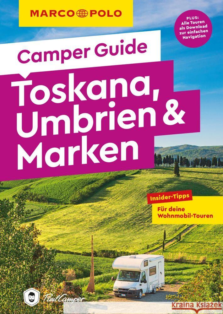 MARCO POLO Camper Guide Toskana, Umbrien & Marken Schnurrer, Elisabeth 9783575016546 Mairdumont - książka