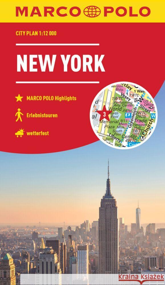 MARCO POLO Cityplan New York 1:12.000  9783575018564 Mairdumont - książka