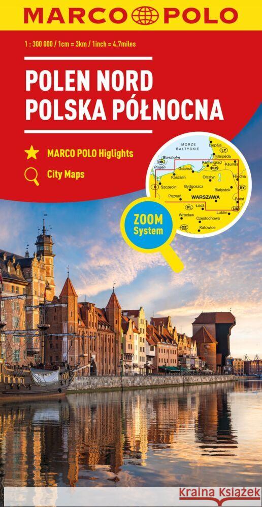 MARCO POLO Regionalkarte Polen Nord 1:300.000  9783575016744 Mairdumont - książka