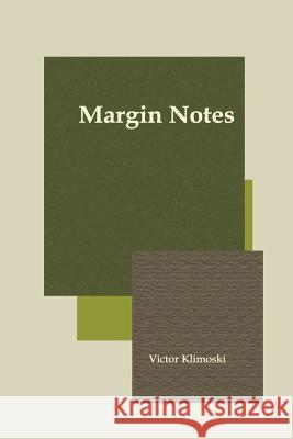 Margin Notes Victor Klimoski 9781540644411 Createspace Independent Publishing Platform - książka