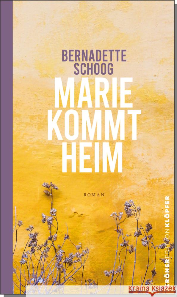 Marie kommt heim Bernadette, Schoog 9783520763013 Kröner - książka
