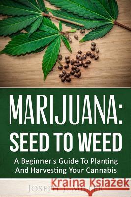 Marijuana: Seed To Weed: A Beginner's Guide To Planting And Harvesting Your Cannabis Miller, Joseph J. 9781523755370 Createspace Independent Publishing Platform - książka
