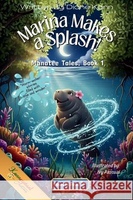Marina Makes a Splash Diane Kann Ivy Pascual 9781969569968 Bolt and Charlie Books - książka