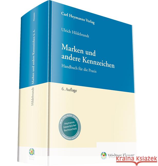 Marken und andere Kennzeichen Hildebrandt, Ulrich 9783452298799 Heymanns - książka