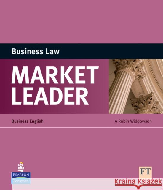 Market Leader ESP Book - Business Law A Widdowson 9781408220054 Financial Times - książka