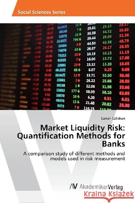 Market Liquidity Risk: Quantification Methods for Banks : A comparison study of different methods and models used in risk measurement Caliskan, Canan 9783330505445 AV Akademikerverlag - książka