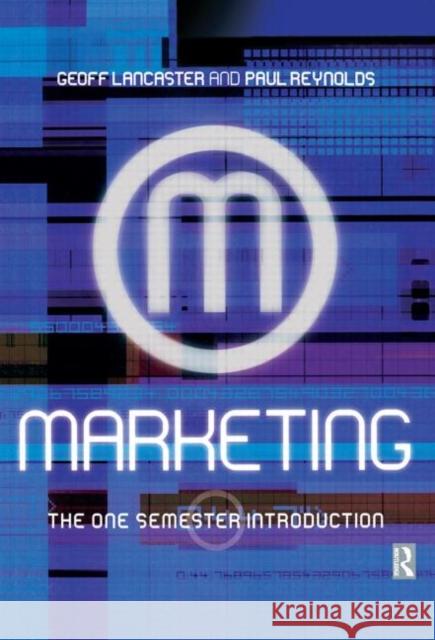 Marketing Geoff Lancaster Paul Reynolds Paul Reynolds 9780750643818 Butterworth-Heinemann - książka