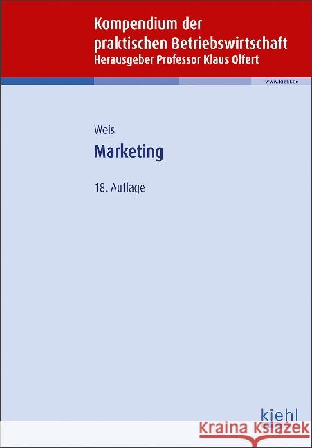 Marketing Weis, Hans Christian 9783470512785 Kiehl - książka
