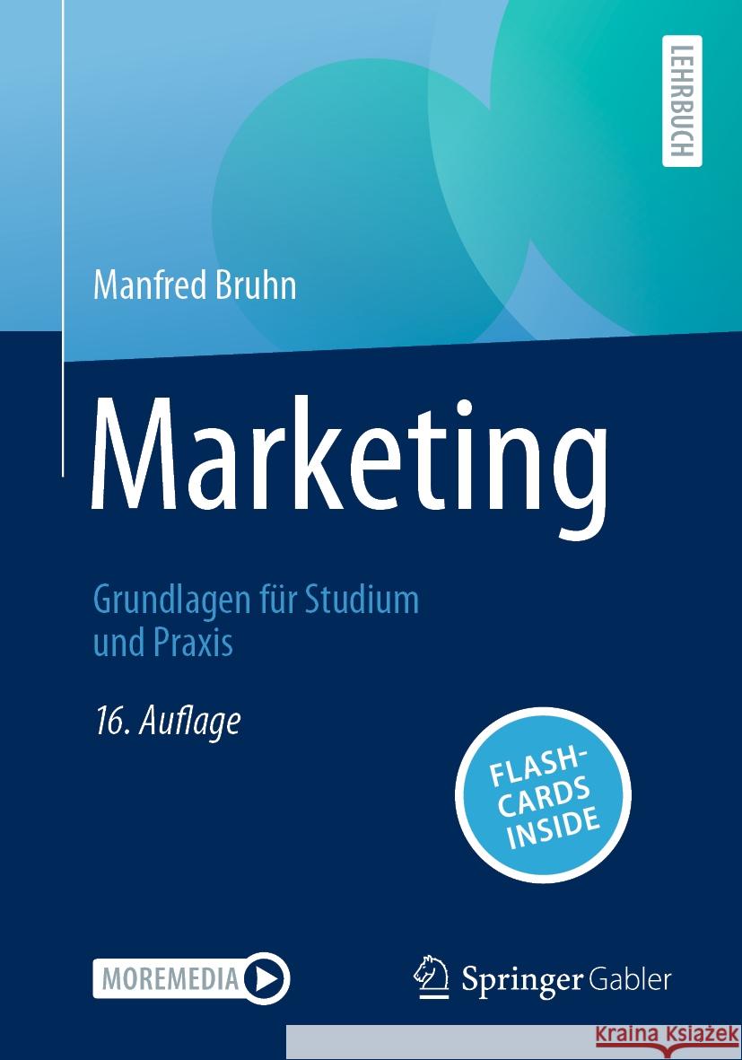 Marketing Manfred Bruhn 9783658437886 Springer Fachmedien Wiesbaden - książka