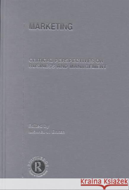 Marketing : Critical Perspectives on Business and Management Michael Baker 9780415213967 Routledge - książka