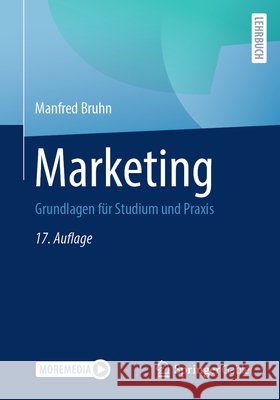 Marketing: Grundlagen F?r Studium Und PRAXIS Manfred Bruhn 9783658498825 Springer Gabler - książka