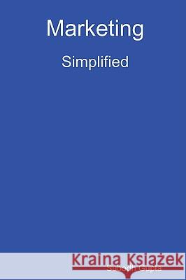 Marketing Simplified Subodh Gupta 9780955688294 Subodh Gupta - książka