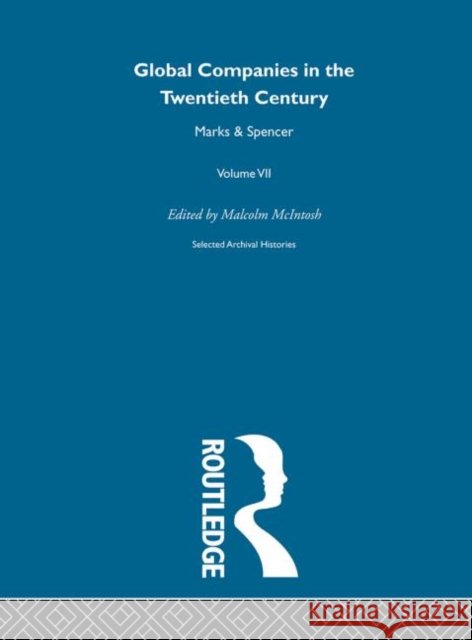 Marks&Spencer:Global Comp   V7 M. McIntosh 9780415181174 Routledge - książka