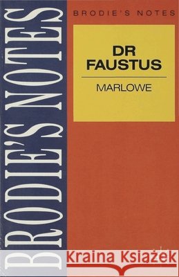 Marlowe: Dr. Faustus W. S. Bunnell 9780333581490 PALGRAVE MACMILLAN - książka
