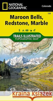 Maroon Bells, Redstone, Marble Map National Geographic Maps 9781566952484 Rand McNally & Company - książka