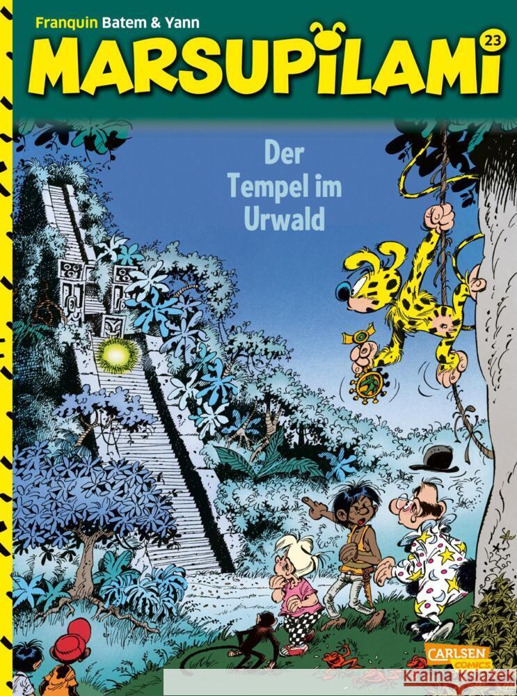 Marsupilami 23: Der Tempel im Urwald Franquin, André, Yann 9783551784087 Carlsen Comics - książka