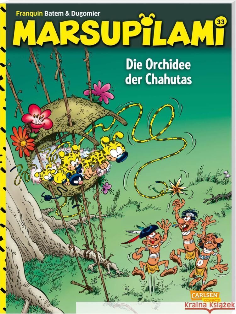 Marsupilami 33: Die Orchidee der Chahutas Franquin, André, Dugomier 9783551796967 Carlsen Comics - książka