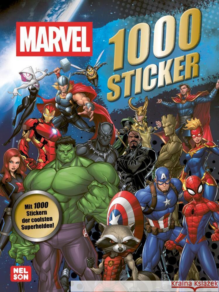 MARVEL: 1000 Sticker  9783845128276 Nelson - książka