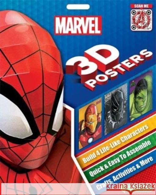 Marvel: 3D Posters Marvel Entertainment International Ltd 9781837714193 Bonnier Books Ltd - książka