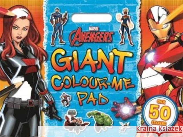 Marvel Avengers: Giant Colour Me Pad Autumn Publishing 9781801082426 Bonnier Books Ltd - książka