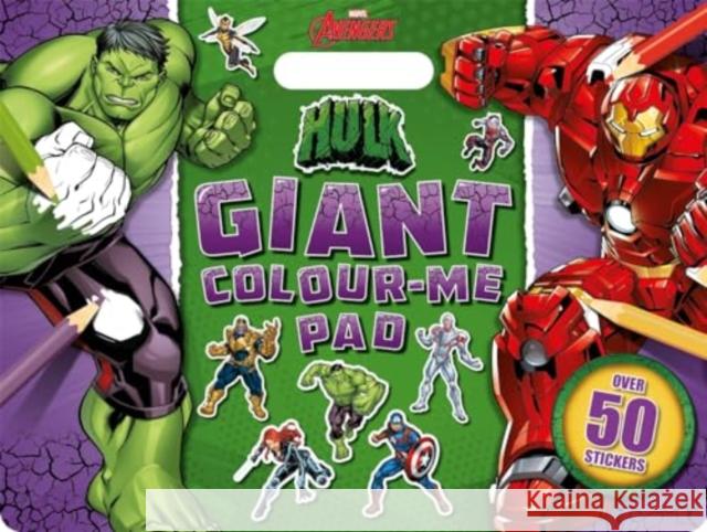 Marvel Avengers Hulk: Giant Colour Me Pad Marvel Entertainment International Ltd 9781837951123 Bonnier Books Ltd - książka