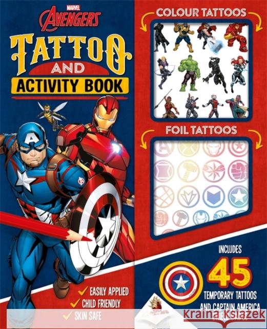 Marvel Avengers: Tattoo and Activity Book Marvel Entertainment International Ltd 9781837713141 Bonnier Books Ltd - książka