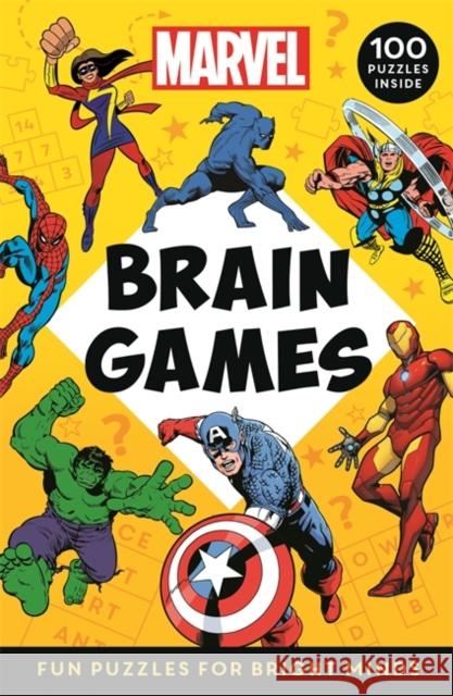 Marvel Brain Games: Fun puzzles for bright minds Marvel Entertainment International Ltd 9781800785670 Bonnier Books Ltd - książka