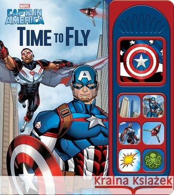 Marvel Captain America: Time to Fly Sound Book Pi Kids 9781503772205 Phoenix International Publications, Incorpora - książka