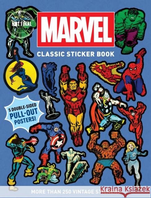 Marvel Classic Sticker Book Marvel Entertainment 9781419743436 Abrams - książka