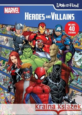 Marvel: Heroes and Villains Look and Find Pi Kids                                  Art Mawhinney 9781503773745 Pi Kids - książka