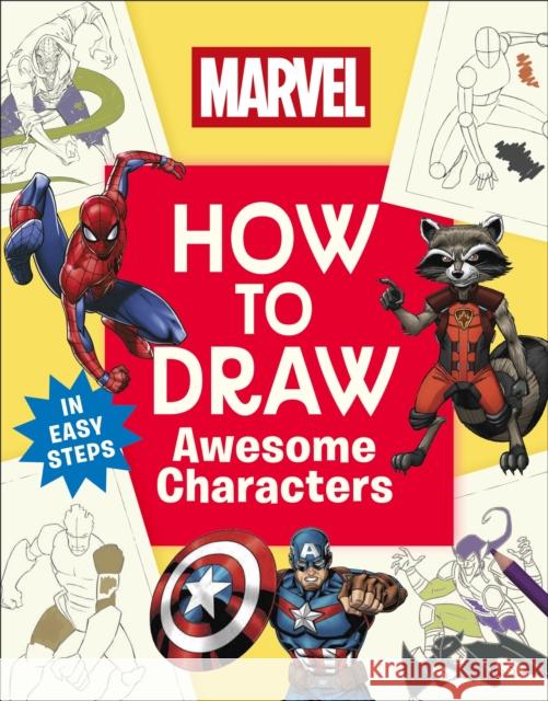 Marvel How to Draw Awesome Characters DK 9780241741528 Dorling Kindersley Ltd - książka