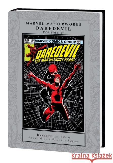Marvel Masterworks: Daredevil Vol. 17 Frank Miller 9781302949259 Marvel Comics - książka