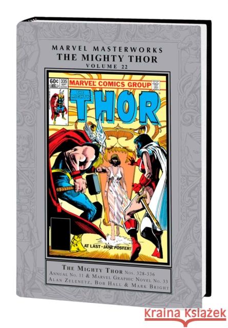 Marvel Masterworks: The Mighty Thor Vol. 22 Bob Hall Marvel Various                           Bill Sienkiewicz 9781302949419 Marvel Comics - książka