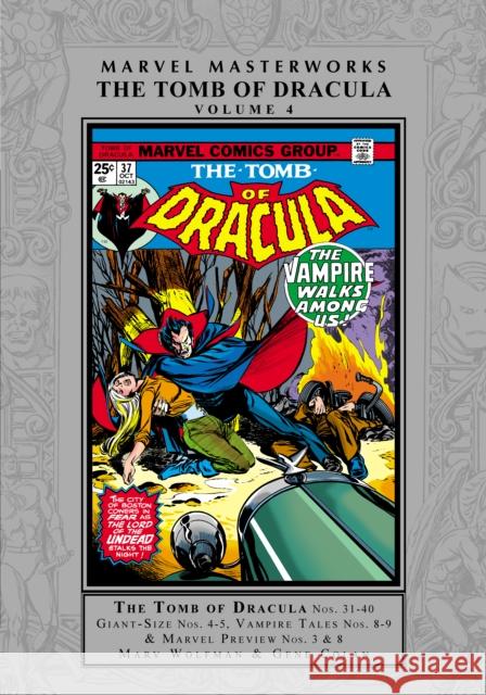 Marvel Masterworks: The Tomb of Dracula Vol. 4 Chris Claremont 9781302955458 Marvel Comics - książka