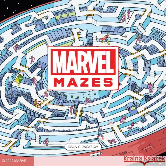 Marvel Mazes Sean C. Jackson 9781797217475 Chronicle Books - książka