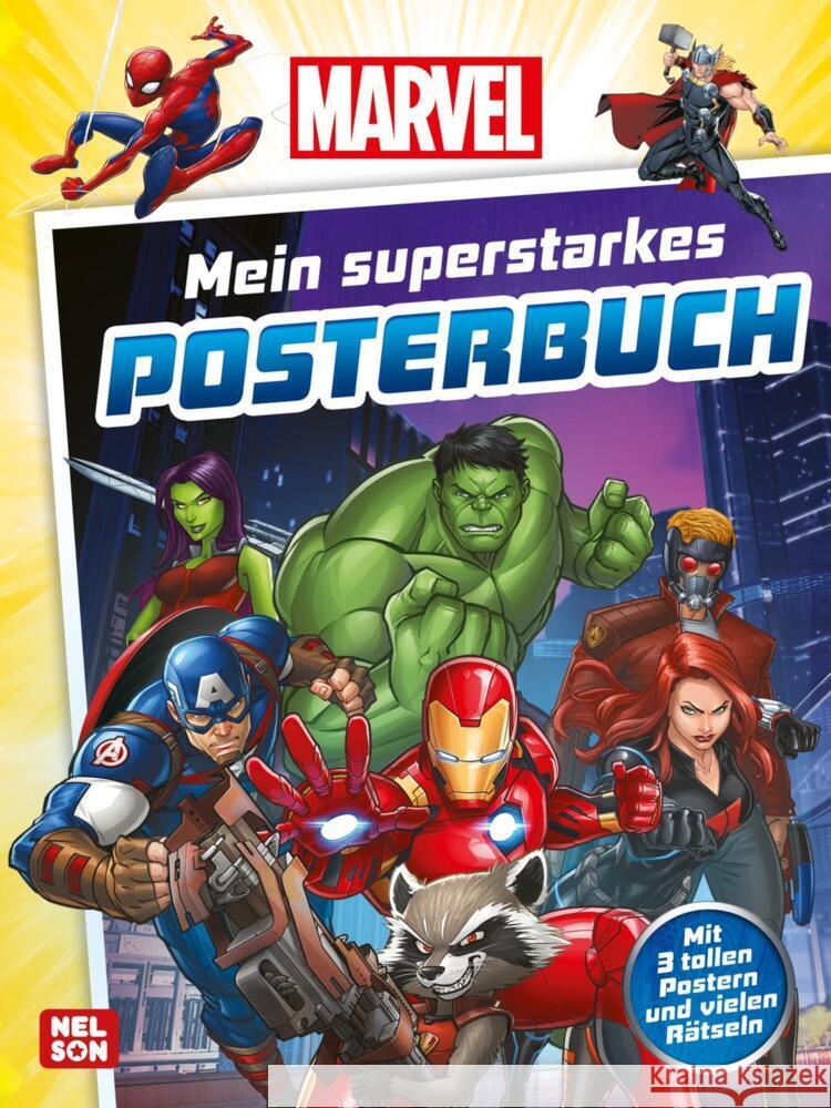 Marvel: Mein superstarkes Posterbuch  9783845126807 Nelson - książka