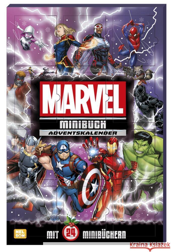 Marvel: Minibuch-Adventskalender  9783845123318 Nelson - książka