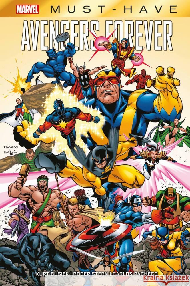 Marvel Must-Have: Avengers Forever Busiek, Kurt, Pacheco, Carlos, Stern, Roger 9783741628795 Panini Manga und Comic - książka