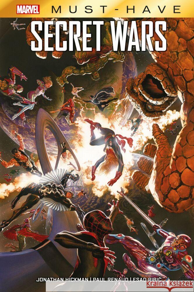 Marvel Must-Have: Secret Wars Hickman, Jonathan, Ribic, Esad, Renaud, Paul 9783741628832 Panini Manga und Comic - książka