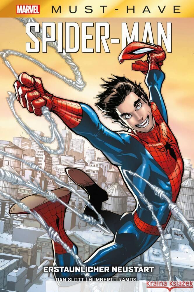 Marvel Must-Have: Spider-Man - Erstaunlicher Neustart Slott, Dan, Ramos, Humberto, Caramagna, Joe 9783741628788 Panini Manga und Comic - książka